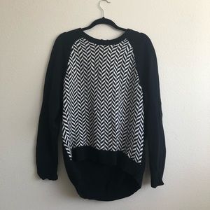 Michael by Michael Kors Black and White Sweater